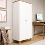 Hanah Home Armario Multiusos Nord - ND5-SW Blanco y Roble